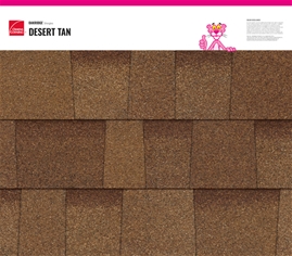 Oakridge® Desert Tan shingle texture