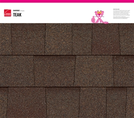 Oakridge® Teak shingle texture