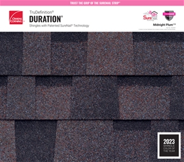 TruDefinition® Duration® Midnight Plum shingle texture