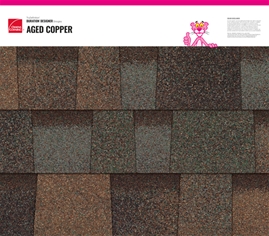 Duration® Designer Aged Copper shingle texture