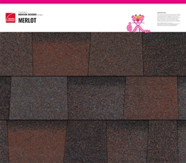 Duration® Designer Merlot shingle texture