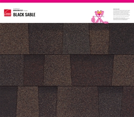 Duration FLEX® Black Sable shingle texture