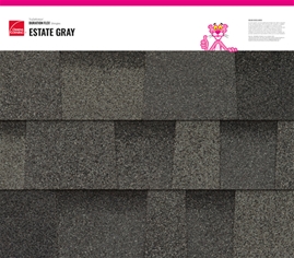 Duration FLEX® Estate Gray shingle texture