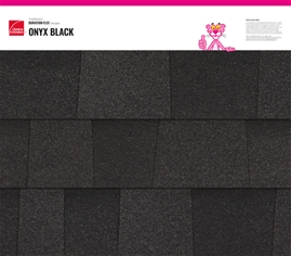 Duration FLEX® Onyx Black shingle texture