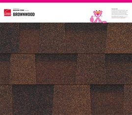 Duration STORM® Brownwood shingle texture