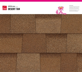 Duration STORM® Desert Tan shingle texture