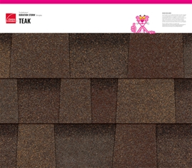 Duration STORM® Teak shingle texture