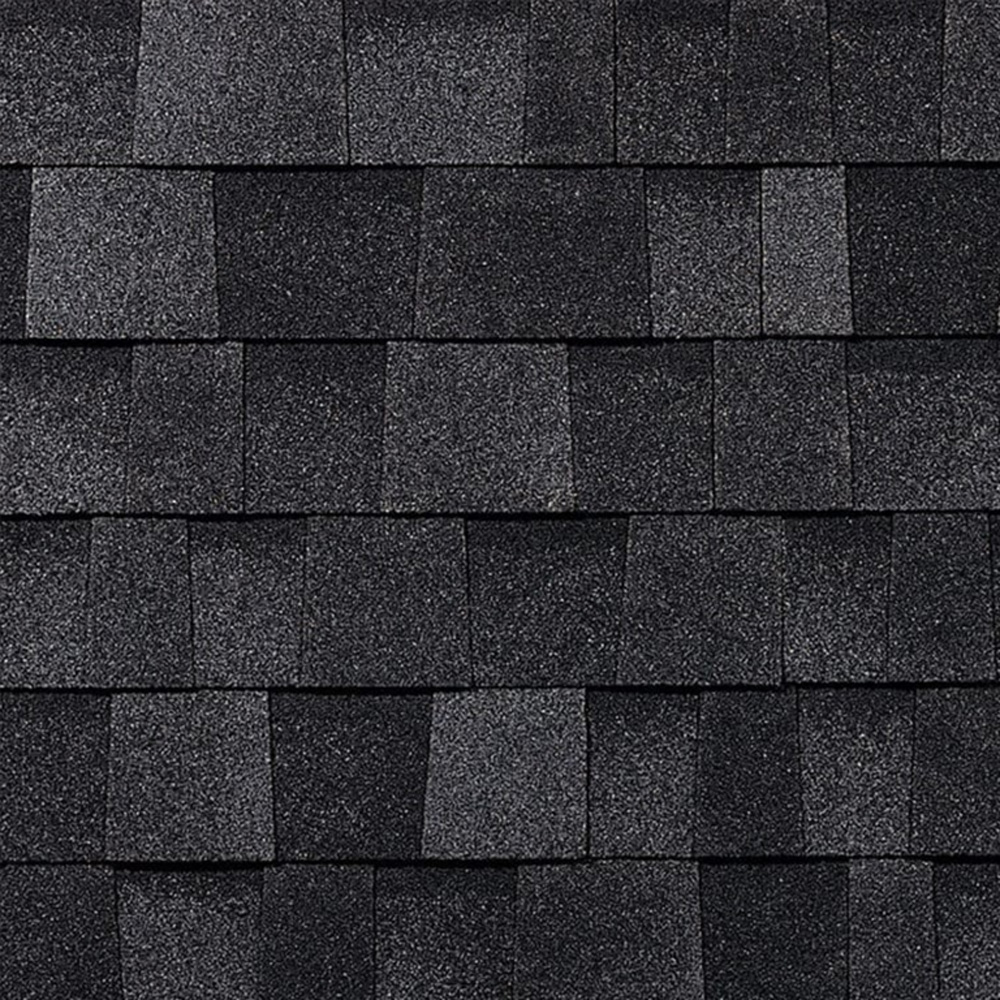 Duration® Premium Onyx Black shingle texture
