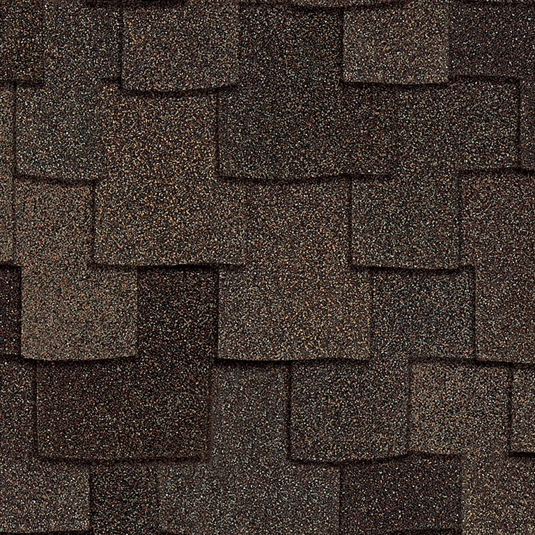 Woodcrest® Chestnut shingle texture